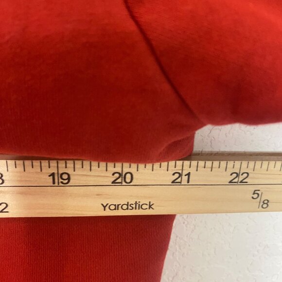 Football Town Red Hoodie XXL With Black Embroidered Double-Headed Eagle Logo 2X - Picture 8 of 10